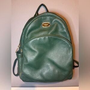 Michael Kors Forest Green Leather Backpack 💚